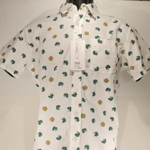 Eighth Avenue Shamrock button down shirt. Size small